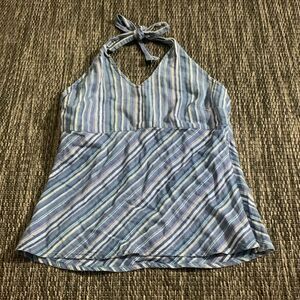 Vintage old navy stripes halter top